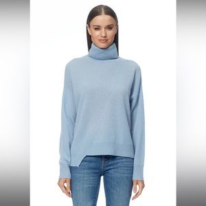 Black 360 Cashmere Christine Turtleneck Sweater